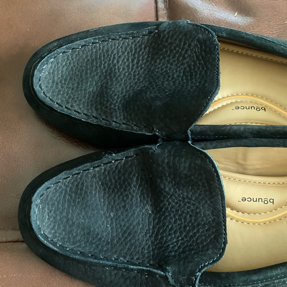 Hush Puppies Black Loafers